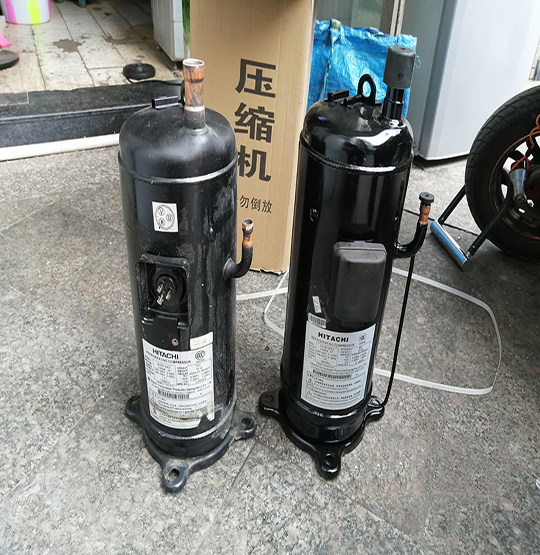 君山中央空调压缩机的更换维修